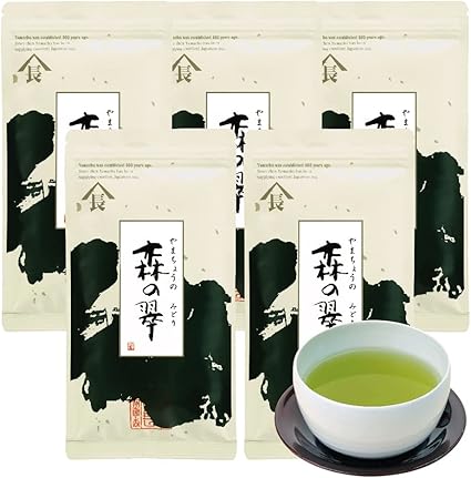 Mori no Midori Green Tea Tea Leaves Deep Steamed Tea Shizuoka Leaf Everyday Use (100g×5bag)