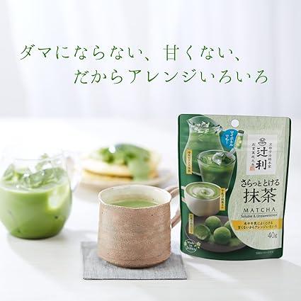 Tsujiri Smooth Melting Matcha 40g ×2 pieces 40g (x 2) - NihonMura