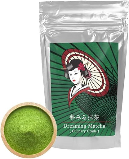 1000g [Culinary Confectionery grade Matcha green tea powder] “Dreaming Matcha” (green) 100% Pure Yame tea - NihonMura