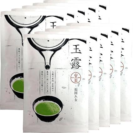 Gyokuro Yame Gyokuro Japan Tea Tea Tea Leaves Yame Gyokuro 50g × 10 Bags Set Sugamo Tea House Yamanenen - NihonMura