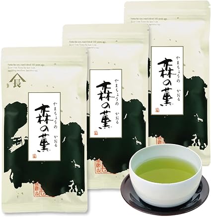 Mori no Kaoru Green Tea Tea Leaves Deep Steamed Tea Shizuoka Leaf Everyday Use (100g×3 bags)