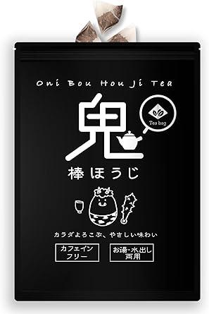 Mizutama Farm Oni Stick Hojicha Tea Bag 4g×50 bags △ [Non-caffeine / Decaffeinated] (Oni but gentle roasted tea Domestic tea from 0 years old Oni stick tea pack) - NihonMura