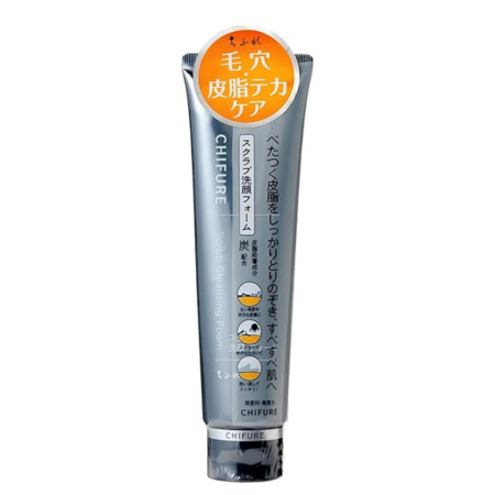 Chifure Scrub Facial Cleansing Foam Scrub (Tube) 100g