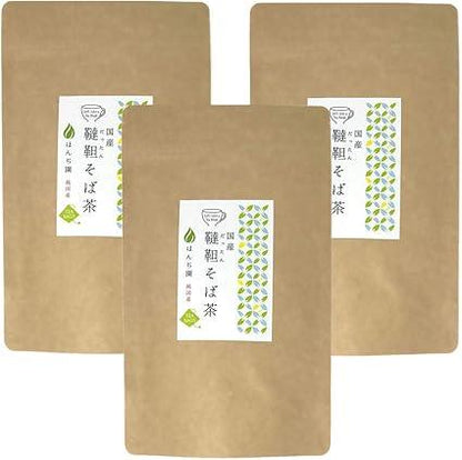 Honjien tea Health Tea Domestic Shaoling Buckwheat Tea Tea Bag 5g×20p×3 bags Set - NihonMura