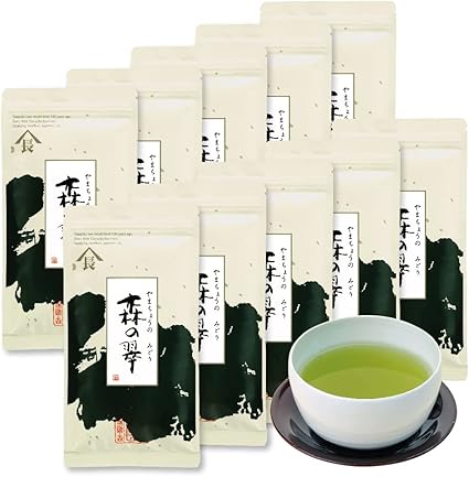 Mori no Midori Green Tea Tea Leaves Deep Steamed Tea Shizuoka Leaf Everyday Use (100g×10bag)