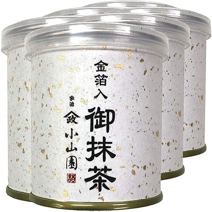 【Yamamasa Koyamaen Luxury Uji Matcha】Matcha Powder Gold Leaf Matcha 30g×6 Pieces Set Sugamo Tea House Yamanenen - NihonMura