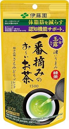 Itoen Ichiban Oi Tea Samidori Blend 100g [Food with Functional Claims] 1500 Tea Leaves