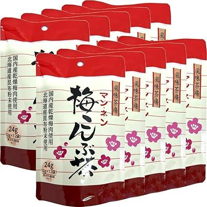 Ume Kombucha Ume Kombucha 24g (2g×12 bags) × 10 bags set Sugamo no Tea House Yamane-en - NihonMura