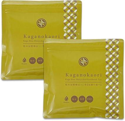 Honjien tea Japan Tea Powder Kaga Stick Hojicha Kaga Fragrance 100g×2 bags Set - NihonMura