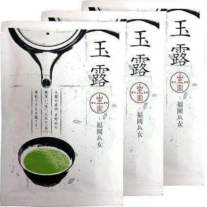 Gyokuro Yame Gyokuro Japan Tea Tea Tea Leaves Yame Gyokuro 50g × 3 bags set Sugamo tea shop Yamanenen - NihonMura