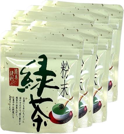 Powdered Green Tea Abegawa Powdered Green Tea 50g ×6 Bags Set Sugamo Tea House Yamanenen - NihonMura