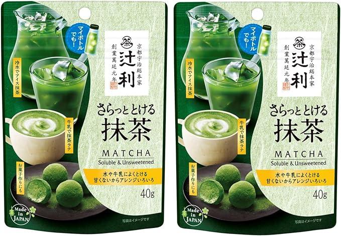 Tsujiri Smooth Melting Matcha 40g ×2 pieces 40g (x 2) - NihonMura