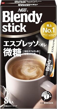 AGF Blendy Stick Espresso Ole Fine Sugar 8 Bottles ×6 Boxes 【 Stick Coffee 】 【 Powder 】 - NihonMura