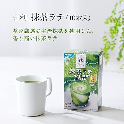 Tsujiri Matcha Latte 130g (10P) ×4 pieces - NihonMura