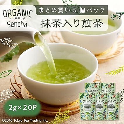 Sencha with Matcha Cold Brew Organic Organic Cultivation Tea Bag Set of 5 (100 Packets) - NihonMura