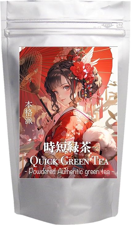 [Jitan Ryokucha] Quick Instant Powdered Yamecha Green Tea Mukoh Matcha (10bags) - NihonMura