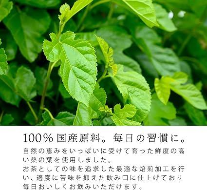 Tea Tsumi no Sato Domestic Mulberry Leaf Tea Tea Bag 2.5g × 50 Packets Non-Caffeine Health Tea - NihonMura