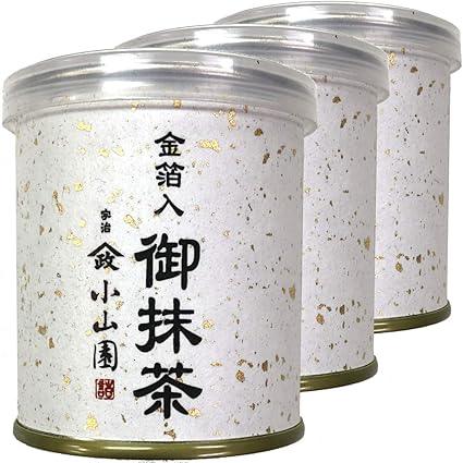 【Yamamasa Koyamaen Luxury Uji Matcha】Matcha Powder Gold Leaf Matcha 30g×3 Pieces Set Sugamo Tea House Yamanenen - NihonMura