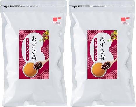 Tea Life Azuki Tea Rooibos Blend 50 pieces for pot Red bean tea Rooibos tea Pesticide residue tested (2 bags)