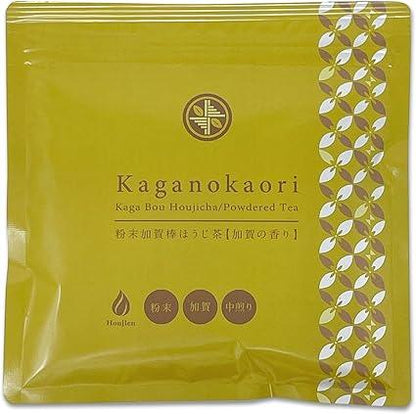 Honjien tea Japan Tea Powder Kaga Stick Hojicha Kaga Fragrance 100g Hojicha Powder - NihonMura