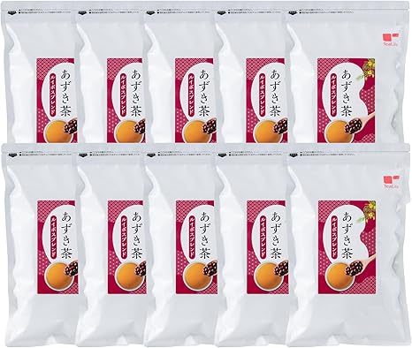 Tea Life Azuki Tea Rooibos Blend 50 pieces for pot Red bean tea Rooibos tea Pesticide residue tested (10 bags)