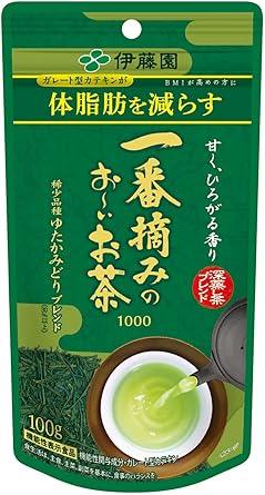 Itoen Ichiban Oi Tea Yutaka Midori Blend 100g [Food with Functional Claims] 1000 Tea Leaves