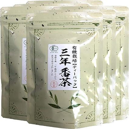 Organic Sannenbancha Tea Pack 54g (1.8g×30p) ×6 bags set Sugamo Tea House Yamanenen - NihonMura