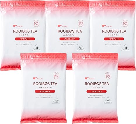 Tea Life Rooibos Tea 101 pieces×5 bags set (non-caffeinated tea bags)