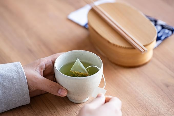 Small Portioned Tea Bag Japan Tea Kimikura (Genmaicha with Matcha)