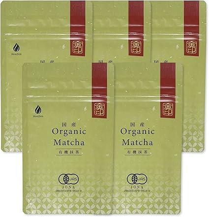 M Organic Cultivated Matcha Kinjiri 30g Bag × Set of 5 Organic Matcha - NihonMura