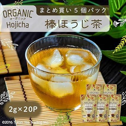 Stick Hojicha Cold Brew Organic Organic Cultivation Tea Bag Set of 5 (100 Packets) - NihonMura