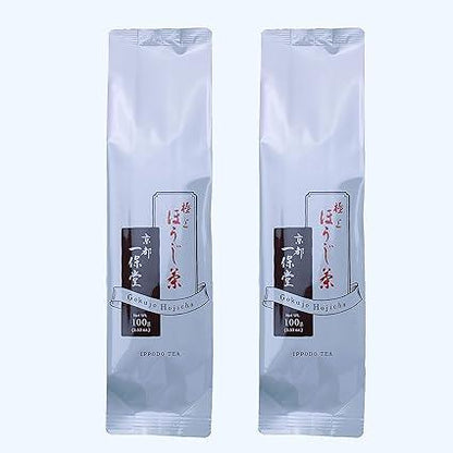 Hojicha Ippodo Tea Shop Superb Hojicha 100g Bag × 2 | Roasted tea Japan tea Kyoto tea leaves - NihonMura