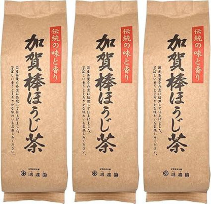 Konotoen Kaga Stick Hojicha 200g 3 bags More than 150 years in business 5th generation More than 300 kinds of aroma ingredients Original roasting Kaga stick tea - NihonMura