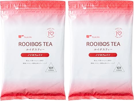 Tea Life Rooibos Tea 101 pieces× 2 bags set (non-caffeinated tea bags)