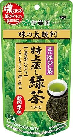 Itoen Ajinotaiban Special Steamed Green Tea (Ichibancha 100%) 100g 1000 Tea Leaves