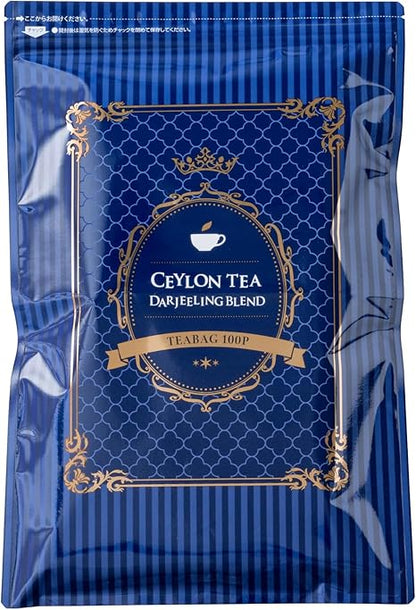 Ceylon Tea Darjeeling Blend 100 pieces (Black Tea Tea Bag Large Capacity)《Tea Life》