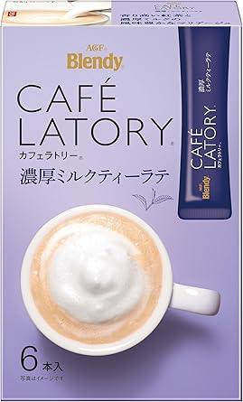 AGF Blendy Cafe Latte Stick, 6 Bottles× 6 Boxes [ Black Tea Stick ] 【 Powder 】 - NihonMura