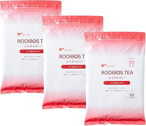 Tea Life Rooibos Tea 101 pieces× 3 bags set (non-caffeinated tea bags)