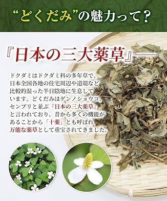 Onkatsu Farm Domestic Dokudami Tea Tea Bag 3g ×40 Packets Pesticide Residue Tested Non-Caffeine