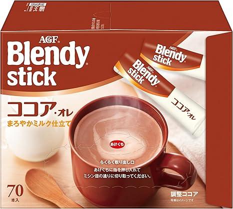 AGF Blendy Stick Cocoa Ole 70 Bottles [ Milk Cocoa ] - NihonMura