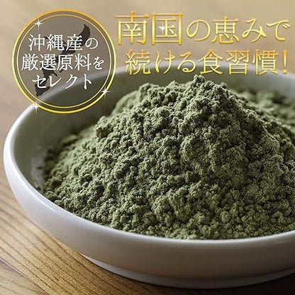 Honjien tea Health Tea Domestic Okinawa Wormwood Powder 75g×5 Bags Set - NihonMura