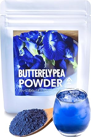 【Kyoto Uji Yamasan】 Butterfly Pea Powder (30g) [Natural herbs with a beautiful bright blue color] Anthocyanins