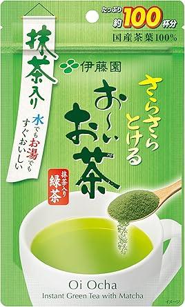 Itoen Oi Tea Green Tea with Matcha Powder 80g Bag Type with Zipper