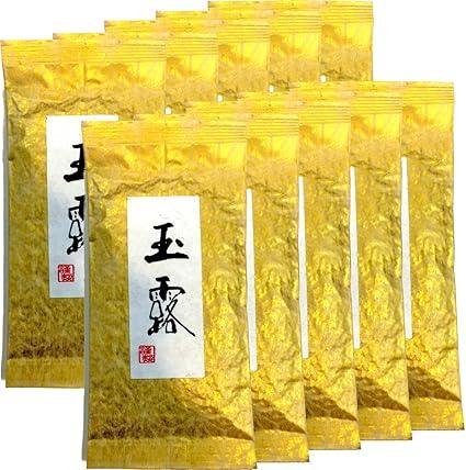 【Luxury】Gyokuro Tea Uji City, Kyoto Prefecture 100g×10 Bags Set Sugamo Tea House Yamanenen - NihonMura