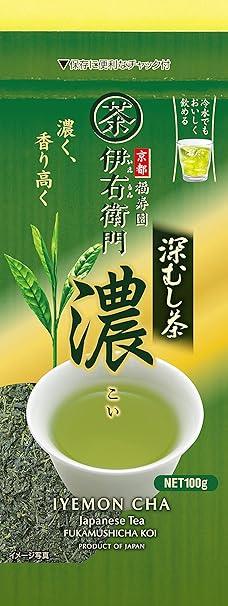 Uji Dew Iemon Fukamushi Tea Dark 100g - NihonMura