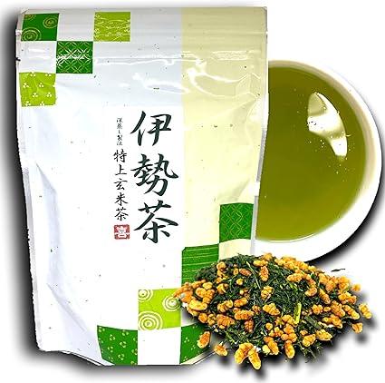 Kita Seicha Isecha Special Genmaicha [Tokujo Kabusecha × Brown Rice] Blended Tea Tea Leaves 200g Brown Rice Japan Tea Green Tea Sencha Delicious Genmaicha - NihonMura