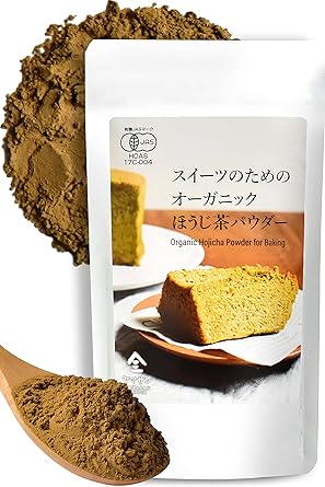 【Kyoto Uji Yamasan】 Organic Hojicha Powder for Confectionery 100g Organic Hojicha Powder for Sweets Powder Sweets Pesticide-free