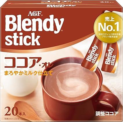 AGF Blendy Stick Cocoa Ole 20 Bottles [ Milk Cocoa ] - NihonMura