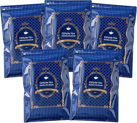 Ceylon Tea Darjeeling Blend 100 pieces 5 bags set (Black tea tea bag large capacity)《Tea Life》