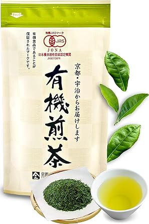 【Kyoto Uji Yamasan】Organic Sencha 80g Pesticide-free Additive-free Domestic Organic